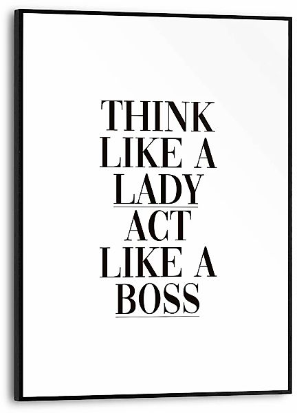 Reinders Poster "Lady Boss" günstig online kaufen