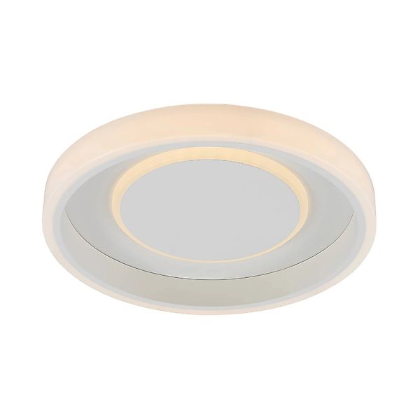 Lindby LED Deckenleuchte Wikani 9924008 Dimmbar mit Leselampe Modern in Wei günstig online kaufen