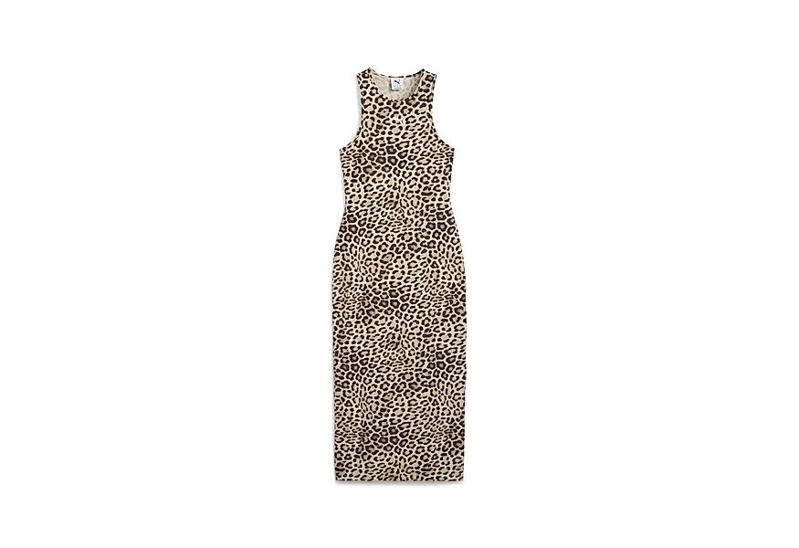 PUMA Sweatkleid LEO LUXE Slim Kleid mit Allover-Print Damen günstig online kaufen