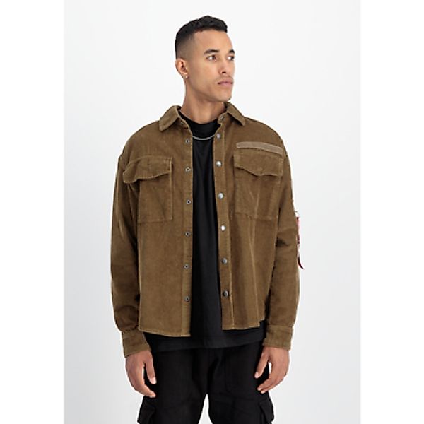 Alpha  Trainingsjacken Cord Overshirt - sand günstig online kaufen