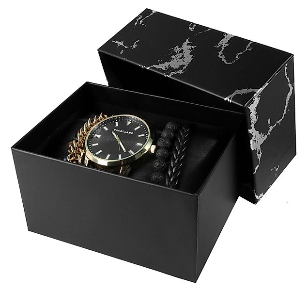 EXCELLANC Schmuckset 2900222 Excellanc Geschenkset mit Herrenarmbanduhr und günstig online kaufen