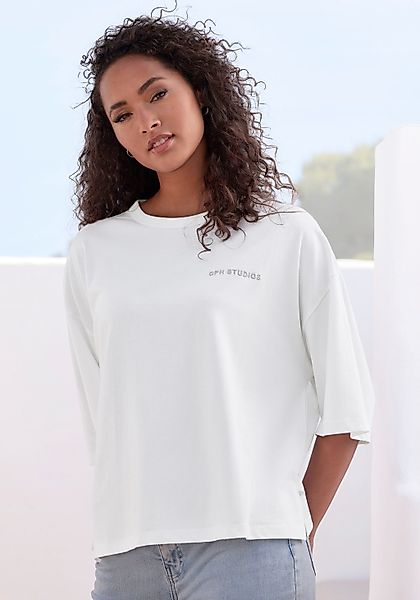 Copenhagen Studios Oversize-Shirt mit hochwertiger Logostickerei aus heavy günstig online kaufen