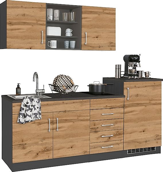 KOCHSTATION Küche KS-Mali, Breite 210 cm, günstig online kaufen