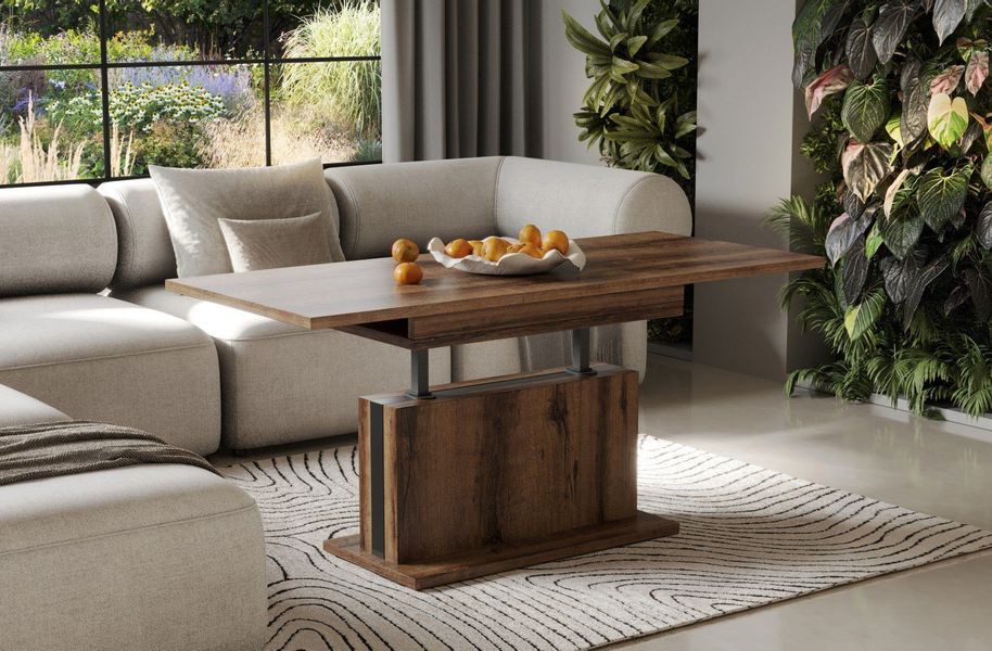 Endo-Moebel Couchtisch Solaris 110-170 cm Doppellift günstig online kaufen