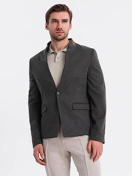 OMBRE Sakko Sakko aus Rayon in Melange mit Stehkragen für Herren günstig online kaufen