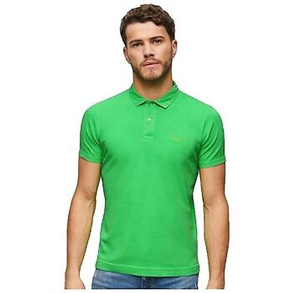 Superdry  Poloshirt Polo  Essential Logo Neon vert günstig online kaufen