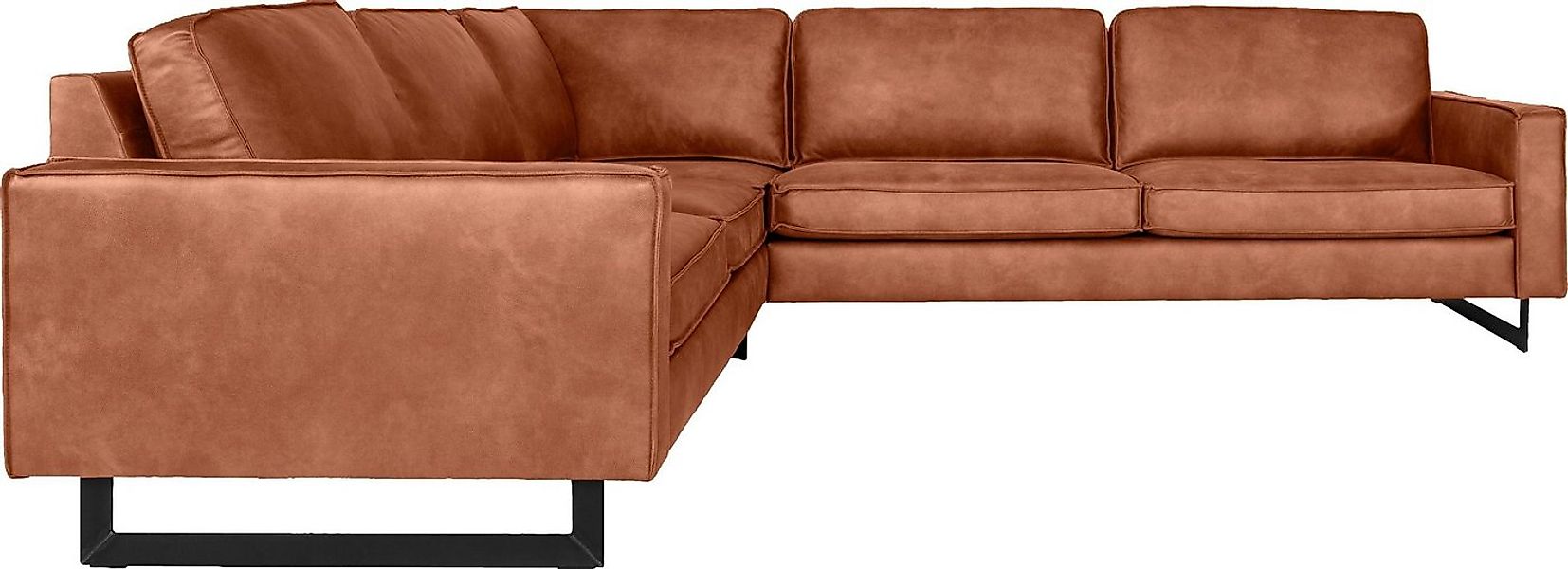 Home affaire Ecksofa Pinto, XXL, 250/290 cm, langer Schenkel, Ottomane, Cor günstig online kaufen