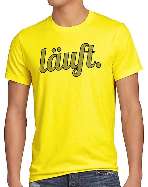 style3 T-Shirt läuft Funshirt Spruchshirt Shirt günstig online kaufen