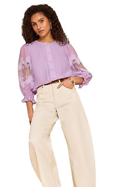 Love & Roses Langarmbluse Love & Roses Langärmelige Bluse mit Spitze (1-tlg günstig online kaufen