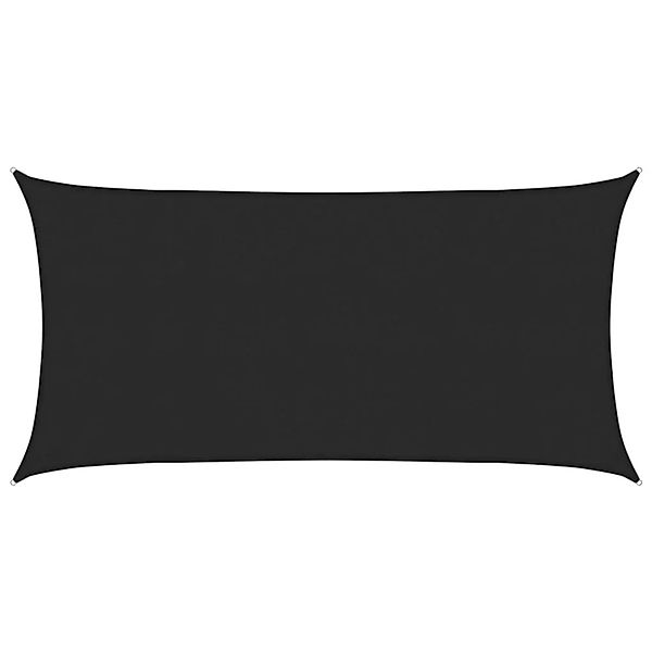 vidaXL Sonnensegel 160 g/m² Schwarz 2,5x5 m HDPE 311731 günstig online kaufen
