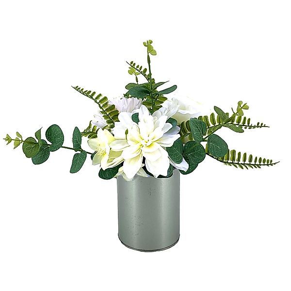 Kunstblume Kunstblume weiße Jasmin in Vase günstig online kaufen