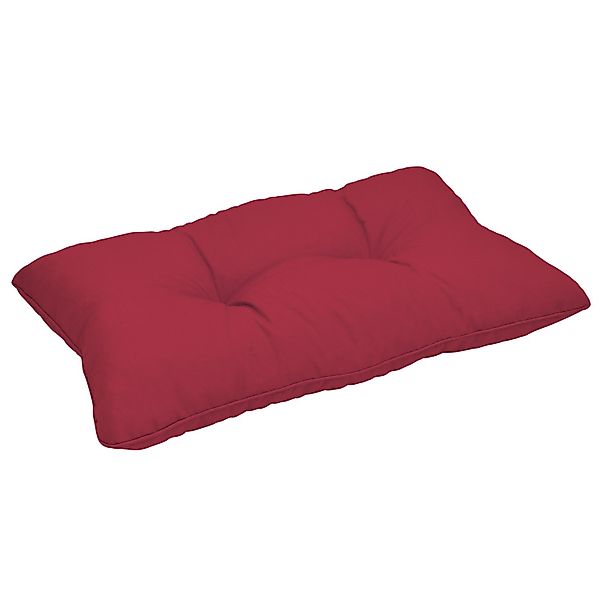 Beautissu Xluna Loungekissen Rücken 70x40x12cm Rot günstig online kaufen