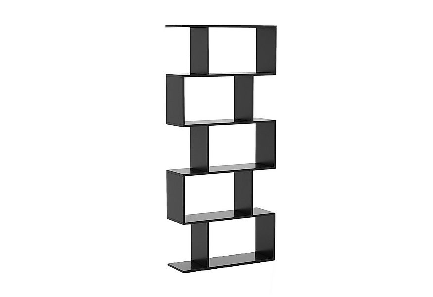 COSTWAY Bücherregal, Raumteiler mit 5 Ebenen, 70 x 23,5 x 158 cm günstig online kaufen