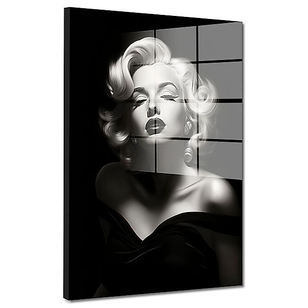 Artedinoi Acrylglasbild Beautiful Marilyn Black Style günstig online kaufen