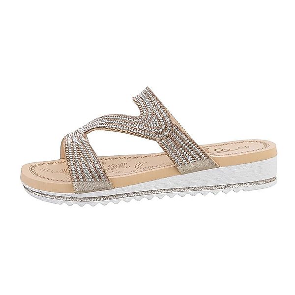 Ital-Design Damen Mules Freizeit Pantolette (86017014) günstig online kaufen