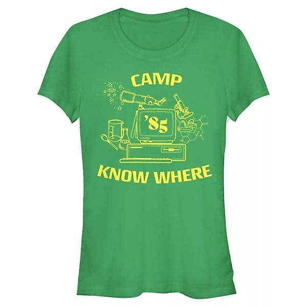Netflix - Stranger Things - Logo Camp Know Where - Frauen T-Shirt günstig online kaufen