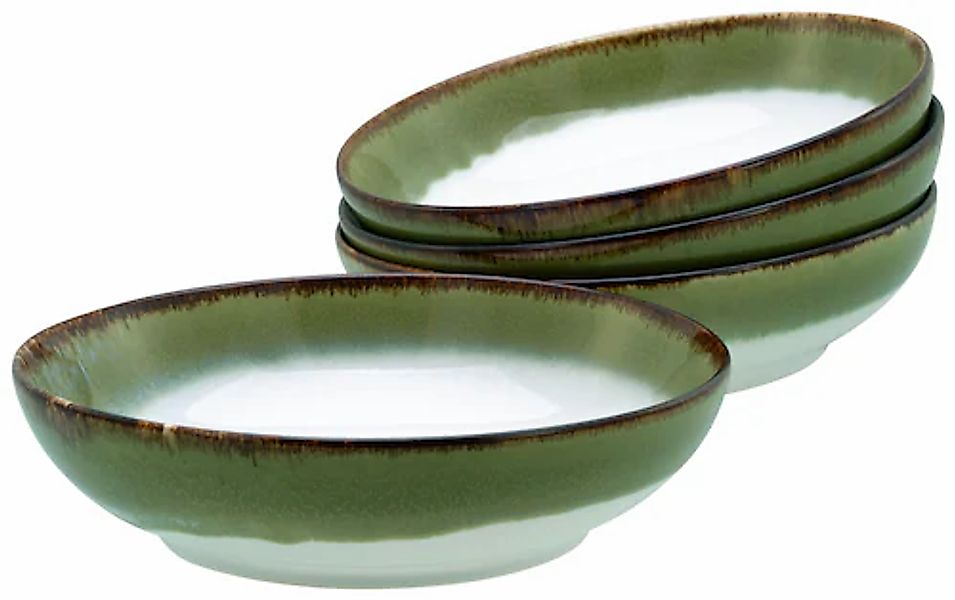 CreaTable Schale »Cascade, Poke Bowl 22,5 cm 4-tlg«, 4 tlg., aus Steinzeug, günstig online kaufen