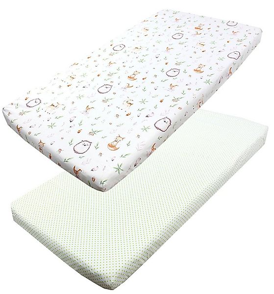 TupTam Spannbettlaken Baby Spannbettlaken Spannbetttuch für Babybett Kinder günstig online kaufen