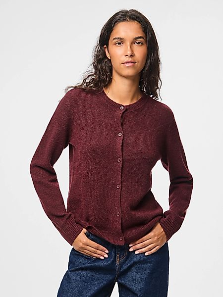 pieces Strickjacke "PCMALOU LS KNIT CARDIGAN NOOS BC" Materialmix, slim fit günstig online kaufen