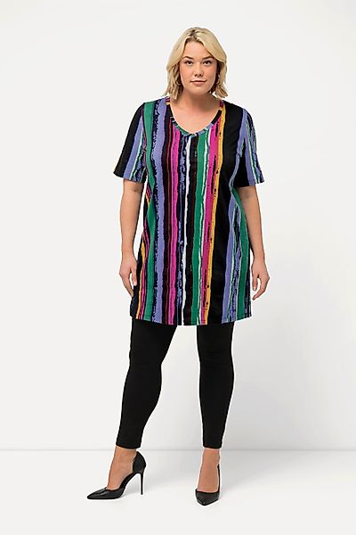 Ulla Popken Longshirt Longshirt farbige Streifen günstig online kaufen