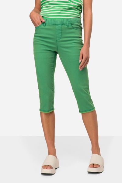 Laurasøn Funktionshose Caprihose Jeggings Fransensaum Elastikbund günstig online kaufen