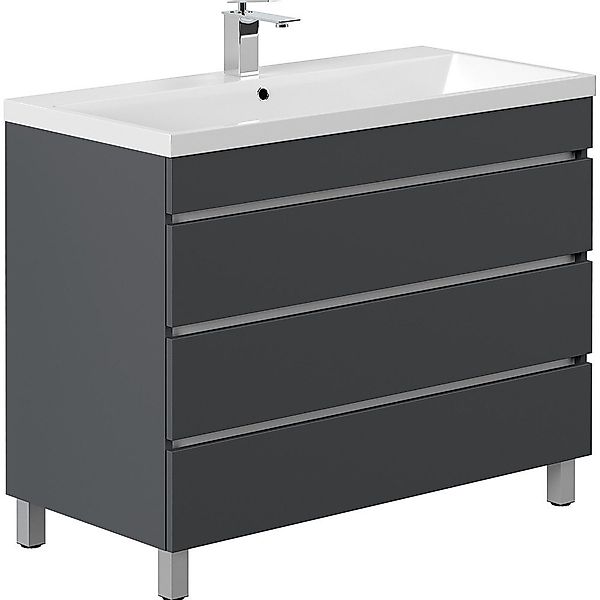 Lomadox Waschtisch FROME-02, 100 cm, stehend, günstig online kaufen