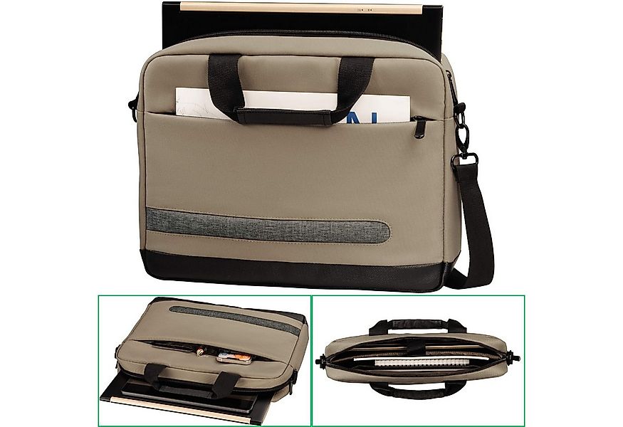 Hama Laptoptasche Notebook-Tasche Schutz-Hülle 15,6" bis 16,2" Terra (Noteb günstig online kaufen