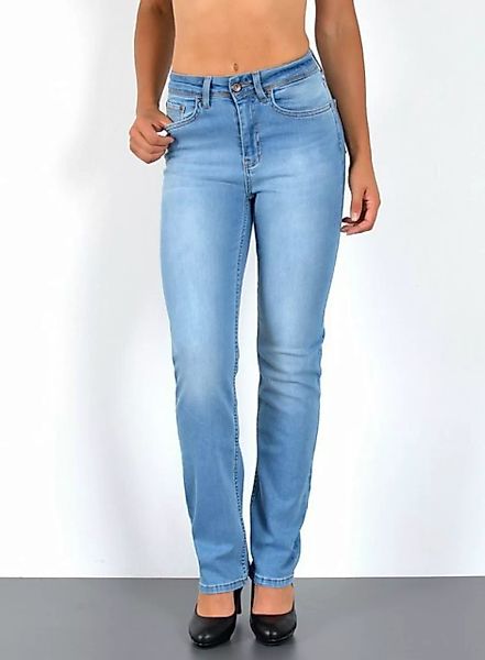 ESRA Straight-Jeans G200 High Waist Straight Fit Jeans Damen, bis Übergröße günstig online kaufen