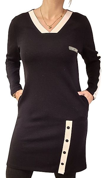 Estefania for woman Scubakleid 193-5200, mit Druckknöpfen und V-Ausschnitt günstig online kaufen