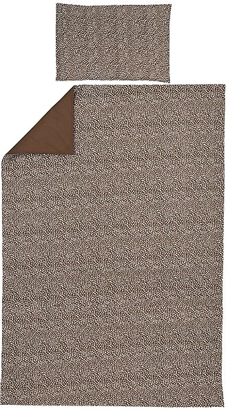 Meyco Home Bettbezug Cheetah, Uni Chocolate, günstig online kaufen