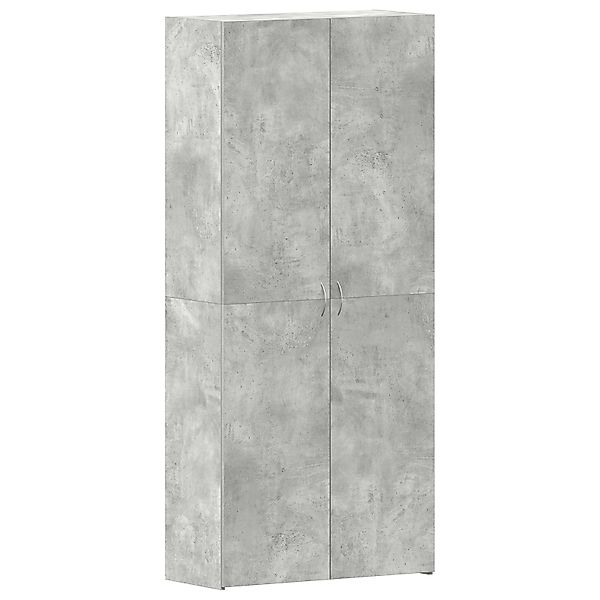 vidaXL Schuhregal Schuhschrank Betongrau 80x35,5x180 cm günstig online kaufen
