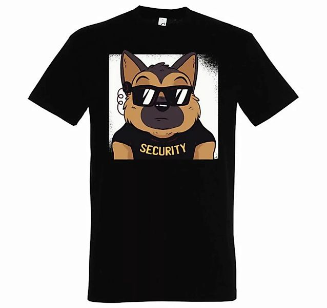 Youth Designz T-Shirt Dog Security Herren Shirt mit trendigem Frontprint günstig online kaufen