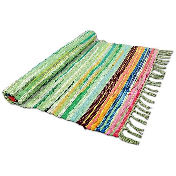 Bestlivings Flickenteppiche Tonal 70 x 180 cm Hellgrün günstig online kaufen