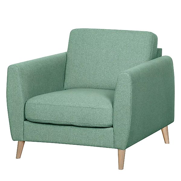 home24 Mørteens Sessel Kustavi Mintgrün Polyester 90x80x90 cm (BxHxT) günstig online kaufen