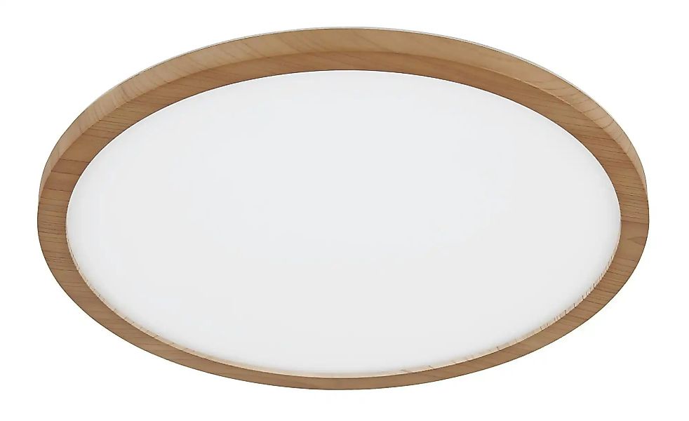Globo Lighting Deckenleuchte   ¦ holzfarben ¦ Maße (cm): B: 42 H: 2,5 T: 42 günstig online kaufen