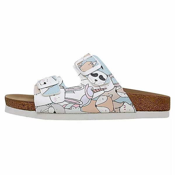 DOGO Pantolette "Stella Pantolette Omg So Cute Damen Sandalen", Handgeferti günstig online kaufen