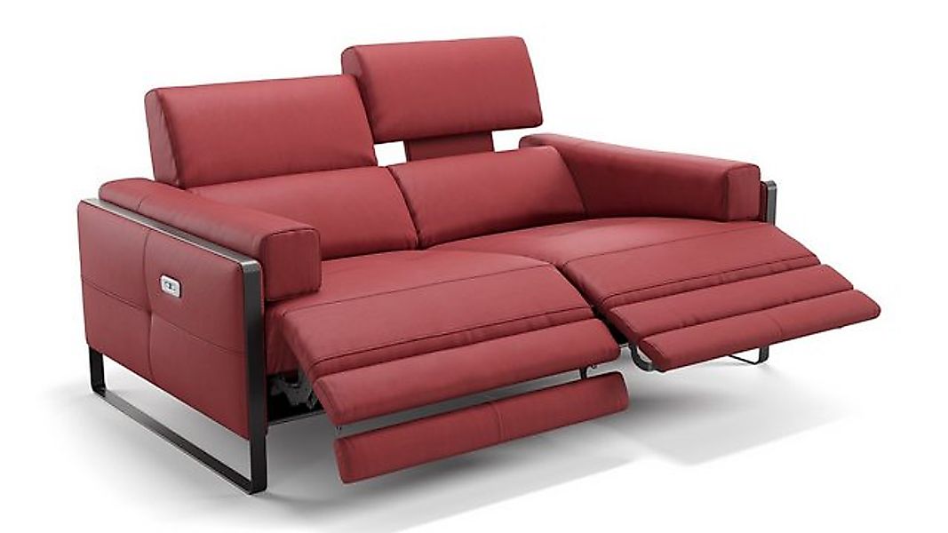 Sofanella 2-Sitzer Leder MILO, Relaxsofa, Designsofa, Designer Couch, Itali günstig online kaufen