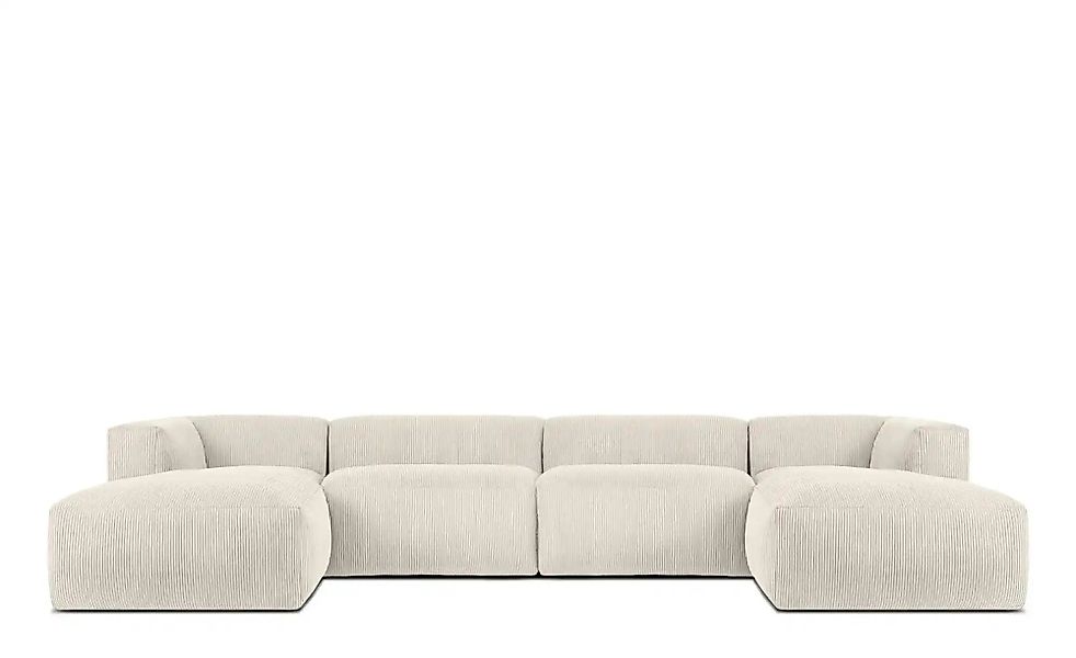 KONSIMO Wohnlandschaft  Buffo ¦ creme ¦ Maße (cm): B: 400 H: 73 Polstermöbe günstig online kaufen