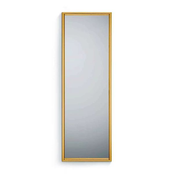 Garderoben Spiegel in Goldfarben rechteckige Form günstig online kaufen