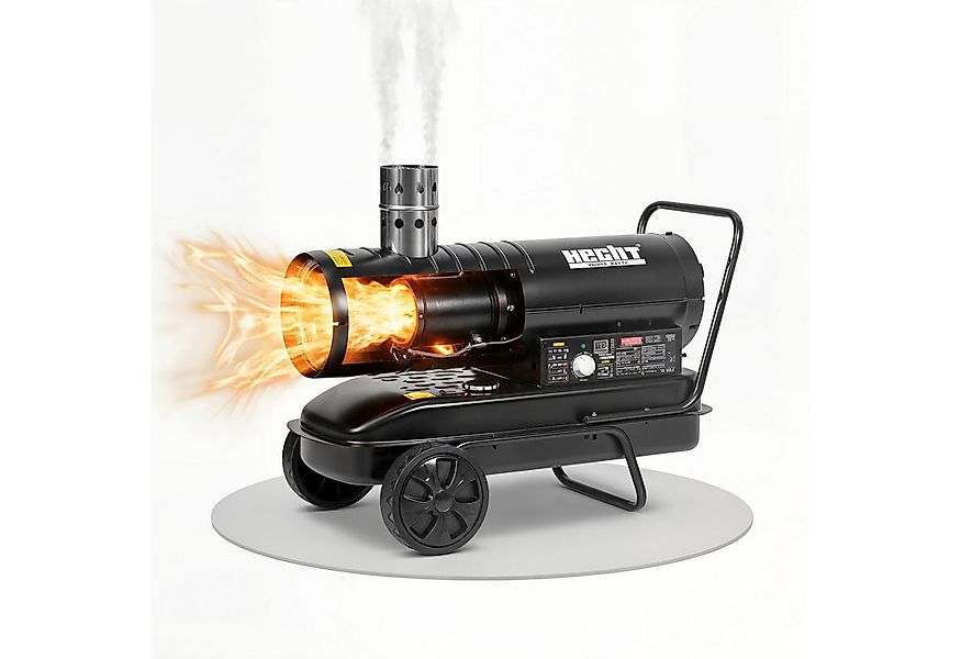 Hecht Heizgerät Heizkanone Diesel 3040 mit Fahrgestell 18 kW, 18000 W, 450 günstig online kaufen