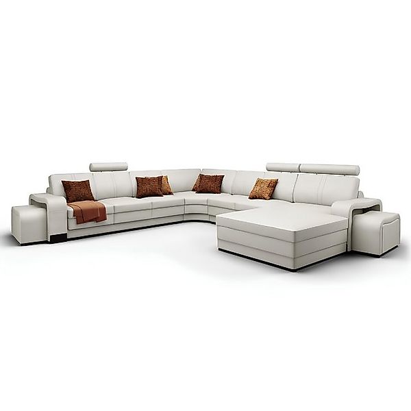 JVmoebel Ecksofa Wohnlandschaft design Big XXL Ecksofa Sofa Couch Ledersofa günstig online kaufen