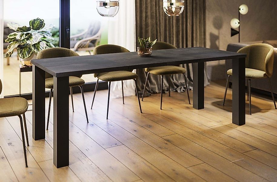Endo-Moebel Esstisch Esstisch "Juka" 130-210cm ausziehbar erweiterbar Kulis günstig online kaufen