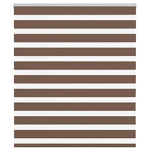 vidaXL Doppelrollo Braun 130x100 cm Stoffbreite 125,9 cm Polyester 4014319 günstig online kaufen