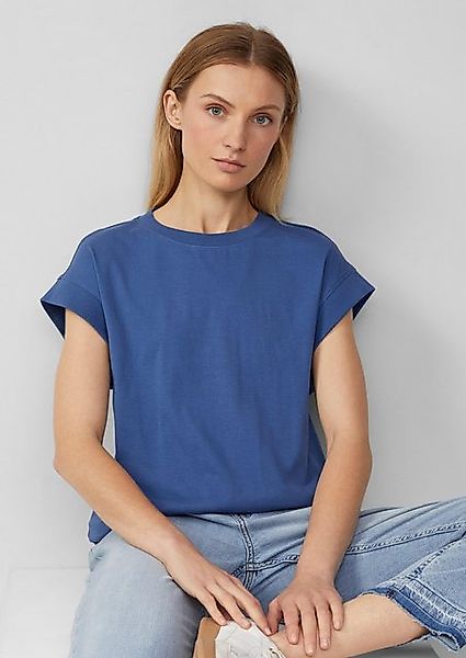 s.Oliver Shirttop T-Shirt im Relaxed Fit mit überschnittenen Schultern günstig online kaufen