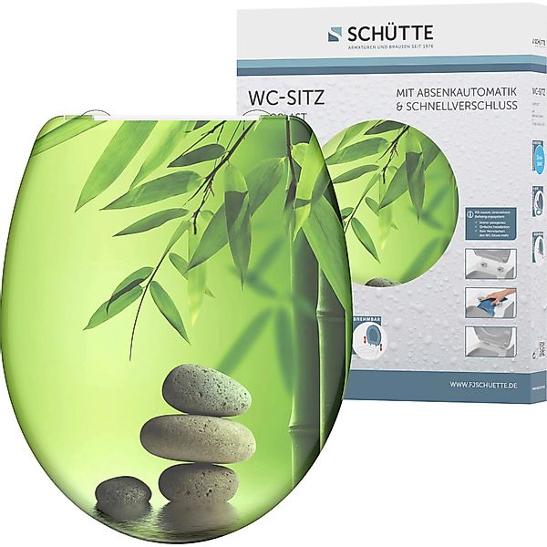 Schütte WC-Sitz Stone, Duroplast, mit Absenkautomatik günstig online kaufen