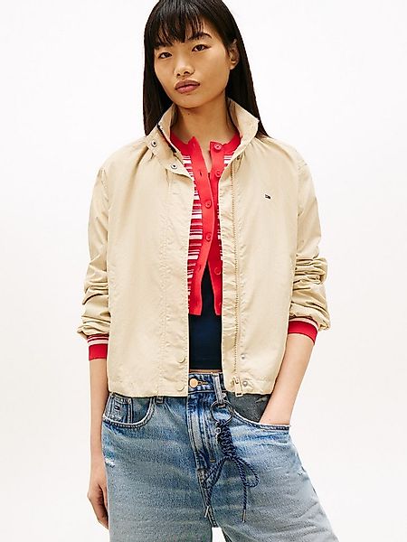 Tommy Jeans Outdoorjacke TJW ESSENTIAL JACKET EXT mit kontrastfarbenem Eins günstig online kaufen