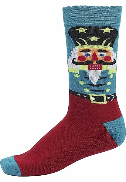 URBAN CLASSICS Basicsocken "Urban Classics Unisex Christmas Nutcracker Sock günstig online kaufen