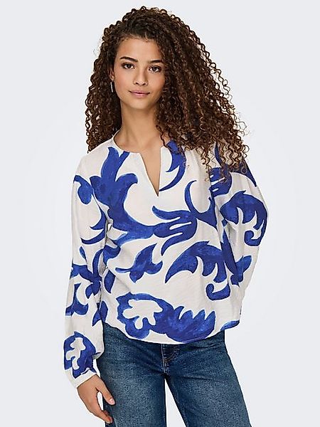 JACQUELINE de YONG Blusenshirt Trendige Bluse Langarm Top V-Ausschnitt Zeit günstig online kaufen