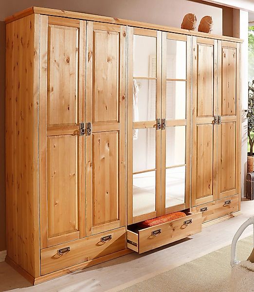 Home affaire Kleiderschrank "Madrid" 3 Breiten: 90/164/245 cm H/T ca.190/59 günstig online kaufen