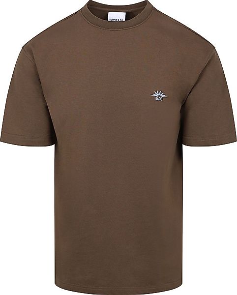 Supply & Co T-Shirt Backprint Braun  - Größe S günstig online kaufen